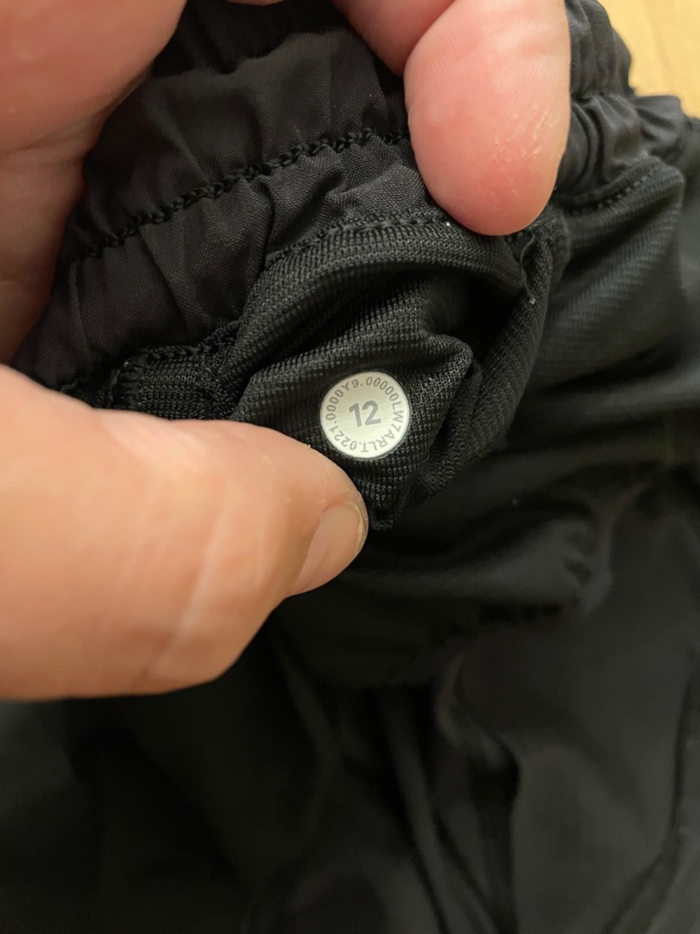 Lululemon- Sz 12 Tall- Black- Hotty Hots- 4” Inseam - Picture 8 of 16